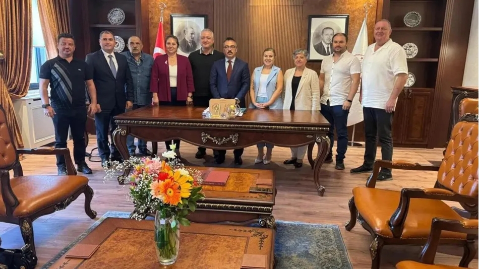 İnegöl Kent Gönüllüleri Derneği'nden Kaymakam Eren Arslan’a Ziyaret