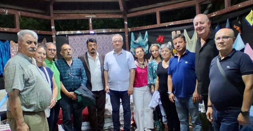 İnegöl 39. Uluslararası Kültür Sanat Festivali’nde stant açan derneklerimizin çadırlarını ziyaret ederek coşkuya ortak olduk