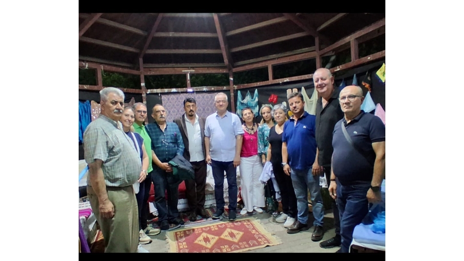 İnegöl 39. Uluslararası Kültür Sanat Festivali’nde stant açan derneklerimizin çadırlarını ziyaret ederek coşkuya ortak olduk